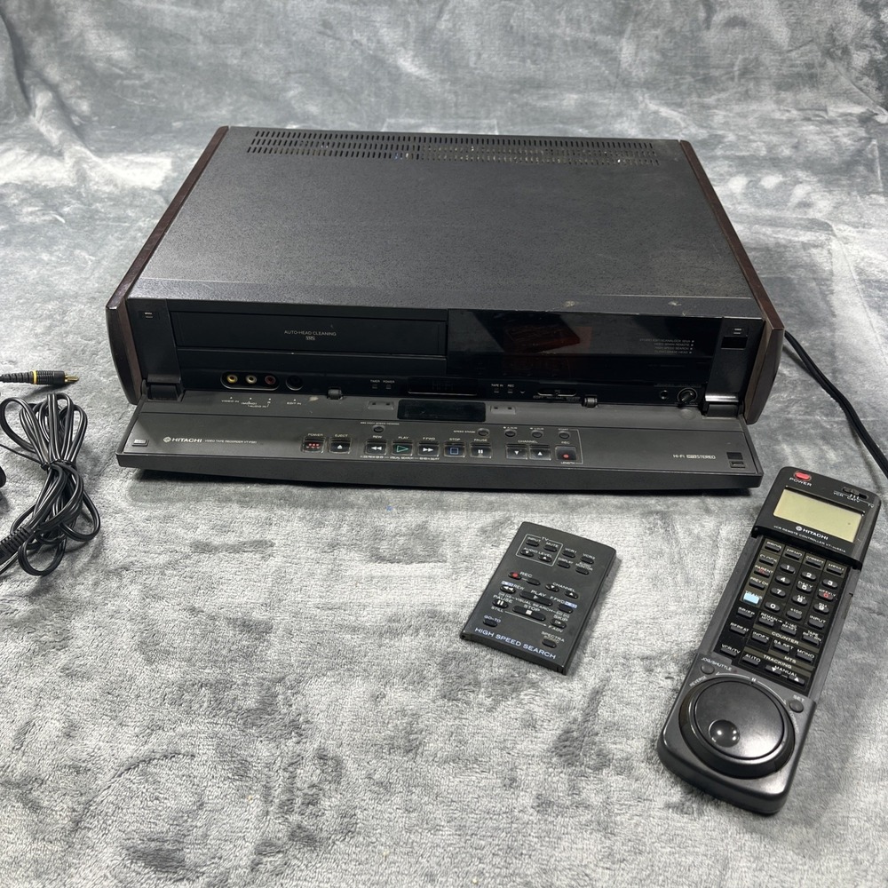 Hitachi F551 Studio Edit OEM Remote Very Rare‎ VHS Parts/Repairs Only As Is READ